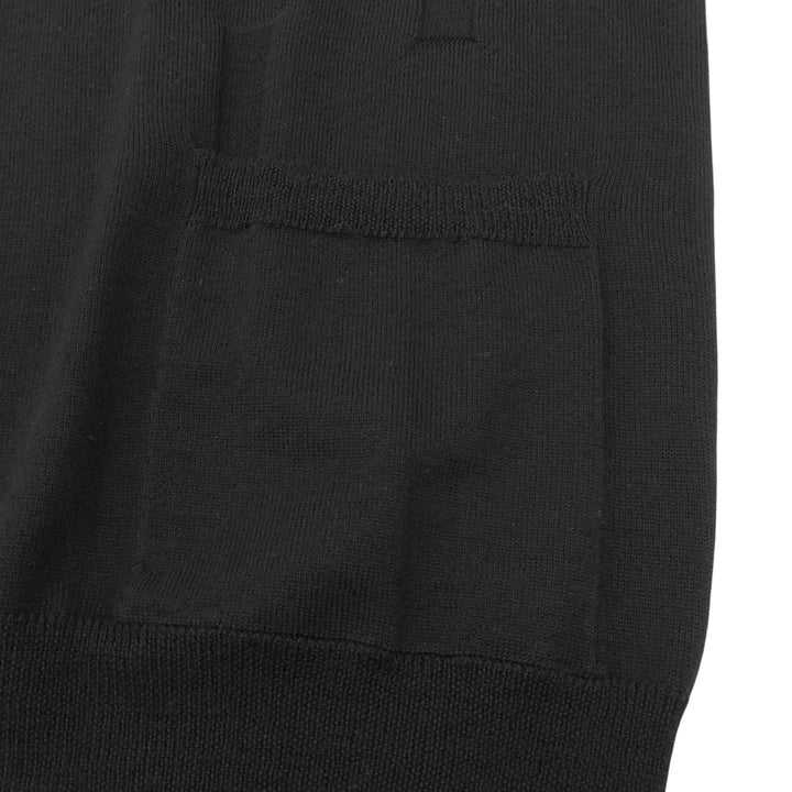 Excellent Salvatore Ferragamo knit black wool mens S