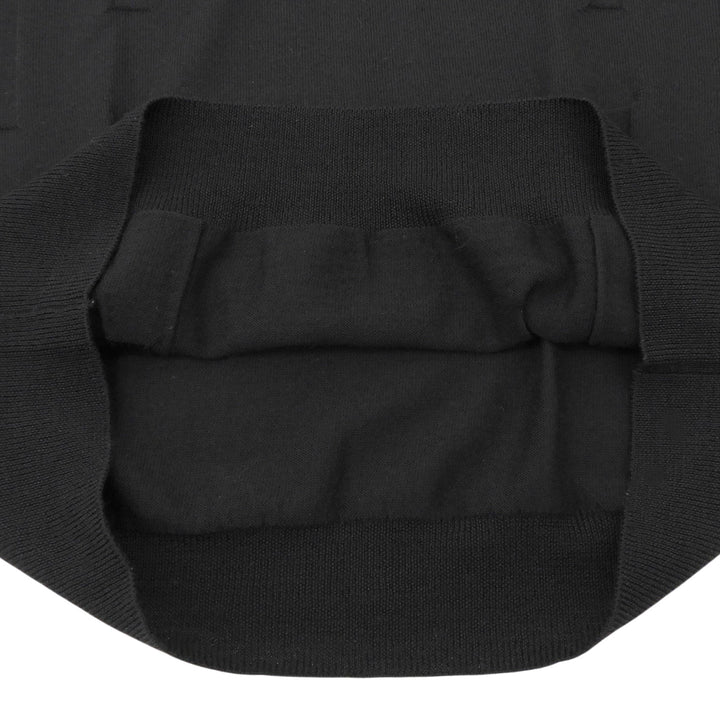 Excellent Salvatore Ferragamo knit black wool mens S