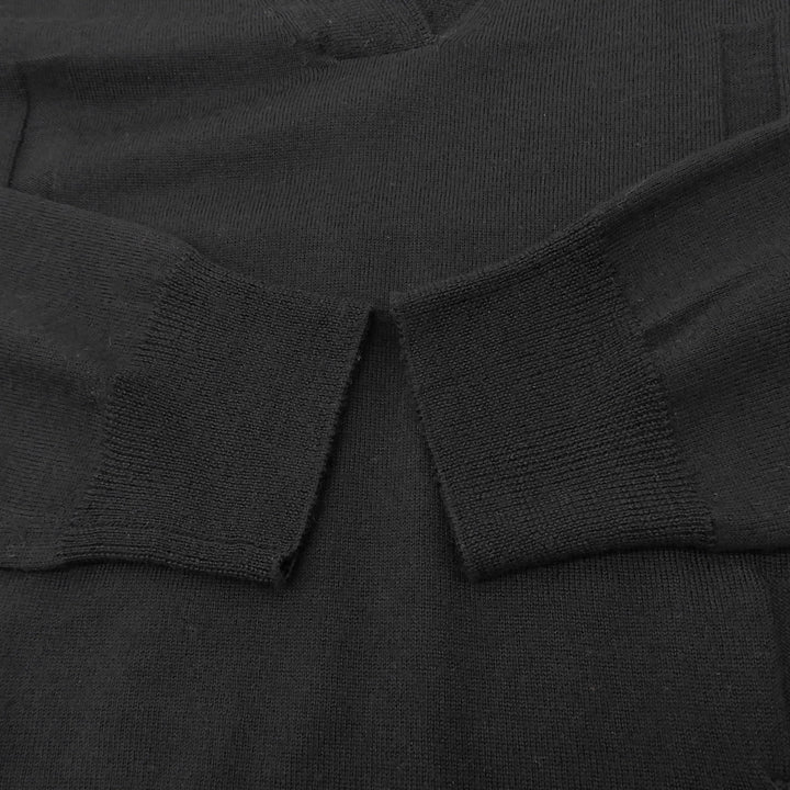 Excellent Salvatore Ferragamo knit black wool mens S