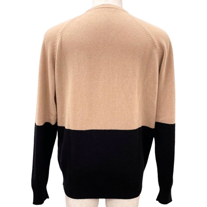 Great GIVENCHY sweater Two-tone ribbed knit sweater cashmere BW908N4Z68