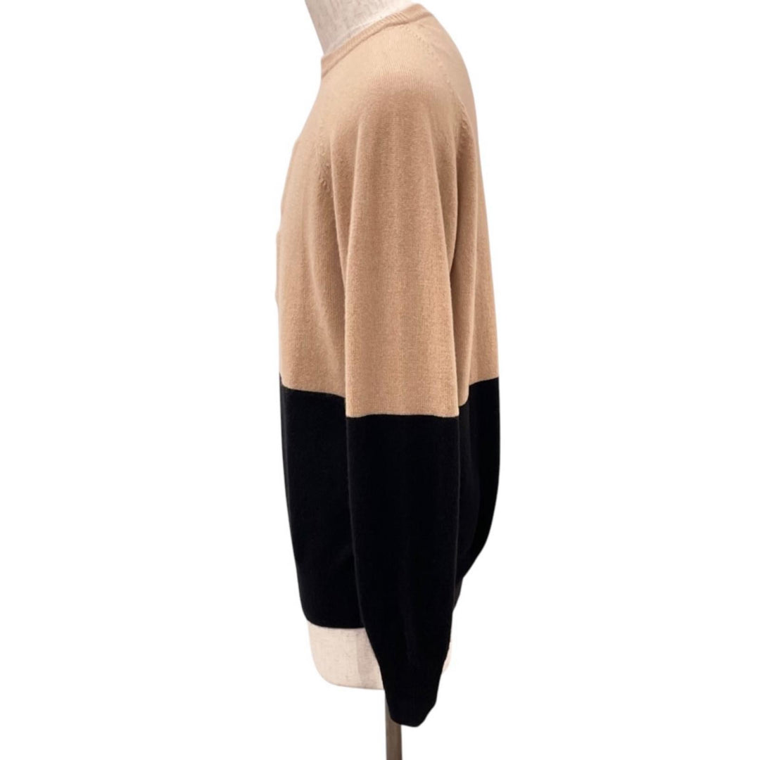 Great GIVENCHY sweater Two-tone ribbed knit sweater cashmere BW908N4Z68
