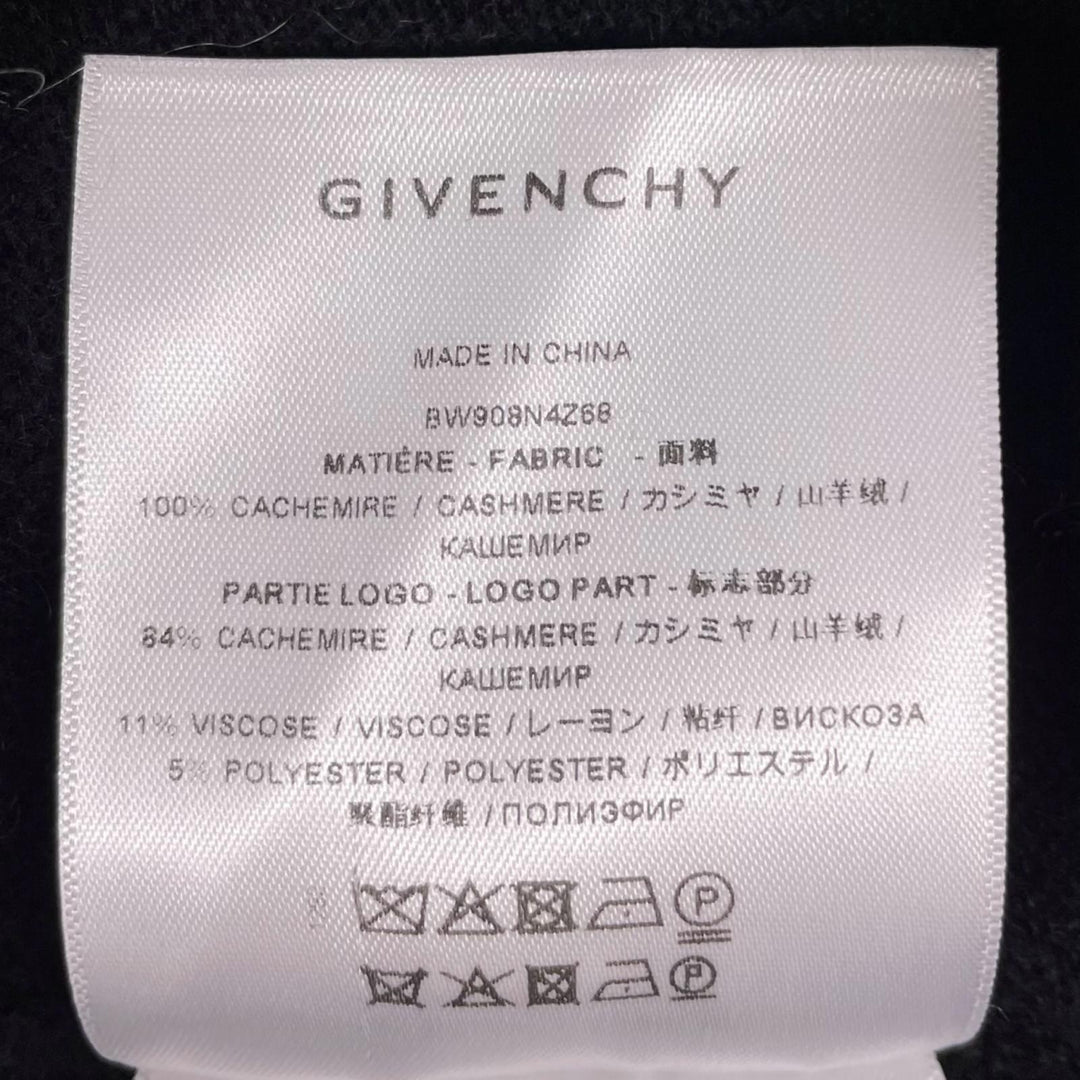 Great GIVENCHY sweater Two-tone ribbed knit sweater cashmere BW908N4Z68