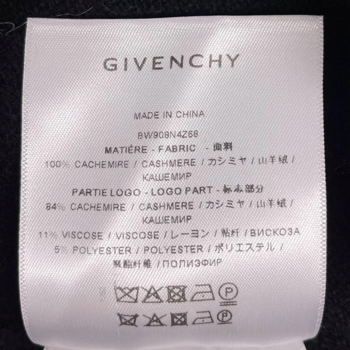 Great GIVENCHY sweater Two-tone ribbed knit sweater cashmere BW908N4Z68