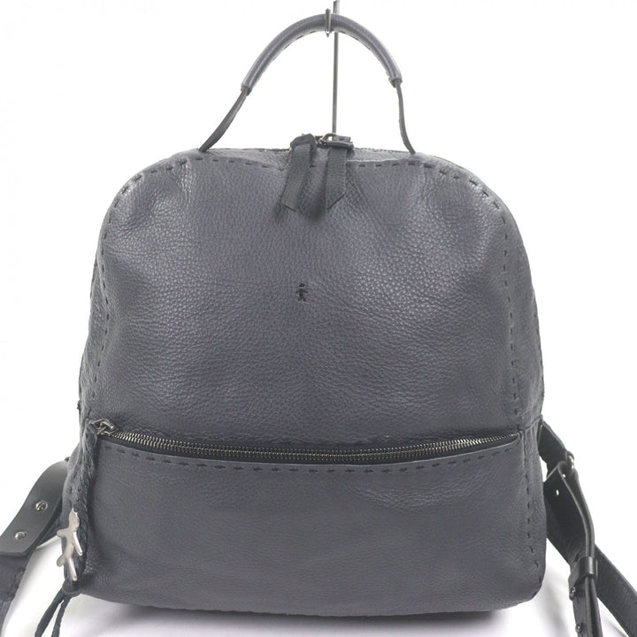Excellent HENRY BEGUELIN Backpack Â· Daypack PERA ZAINO gray leather mens