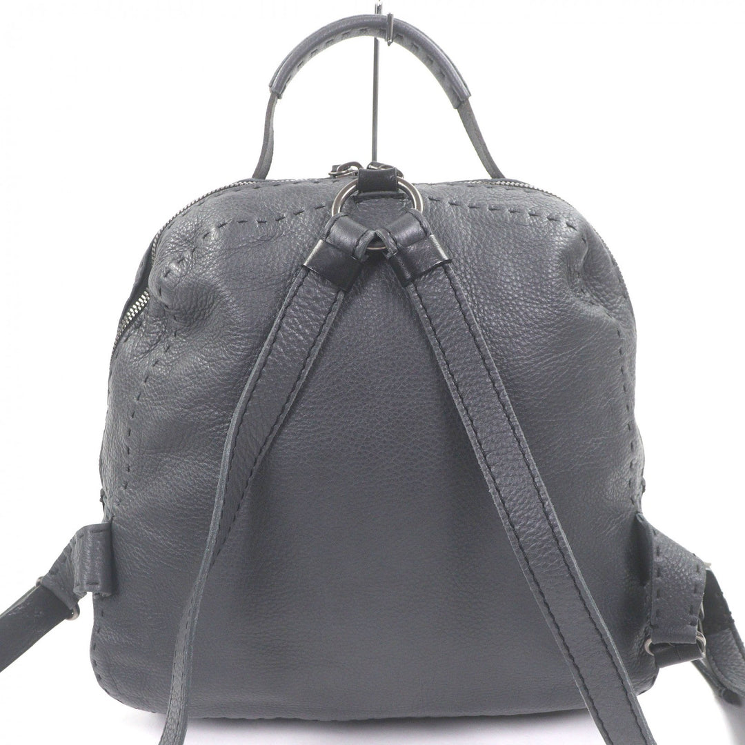 Excellent HENRY BEGUELIN Backpack Â· Daypack PERA ZAINO gray leather mens