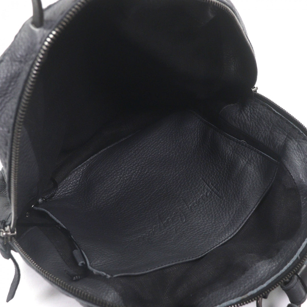 Excellent HENRY BEGUELIN Backpack Â· Daypack PERA ZAINO gray leather mens