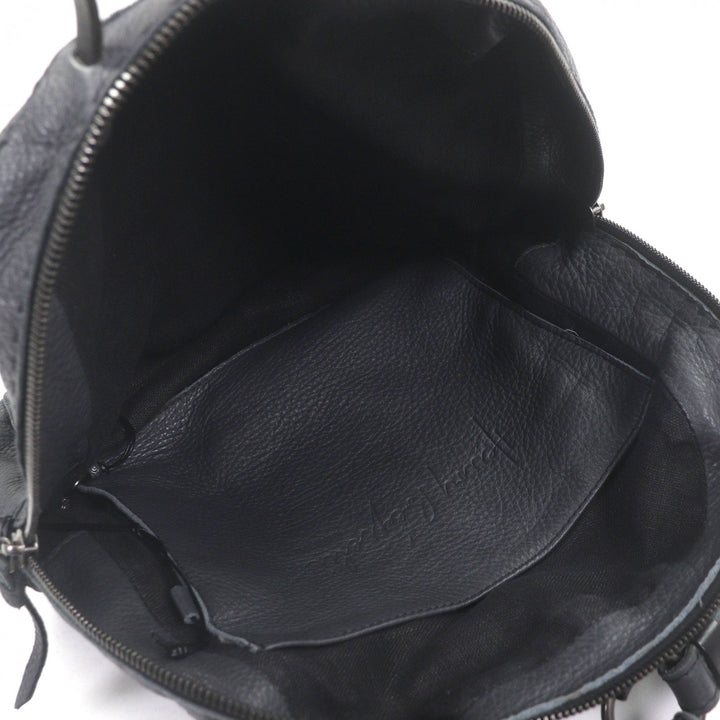 Excellent HENRY BEGUELIN Backpack Â· Daypack PERA ZAINO gray leather mens