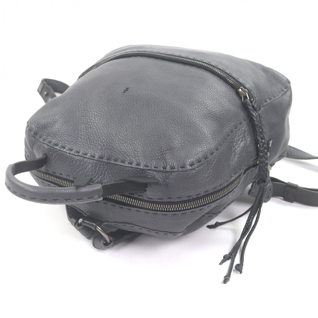 Excellent HENRY BEGUELIN Backpack Â· Daypack PERA ZAINO gray leather mens