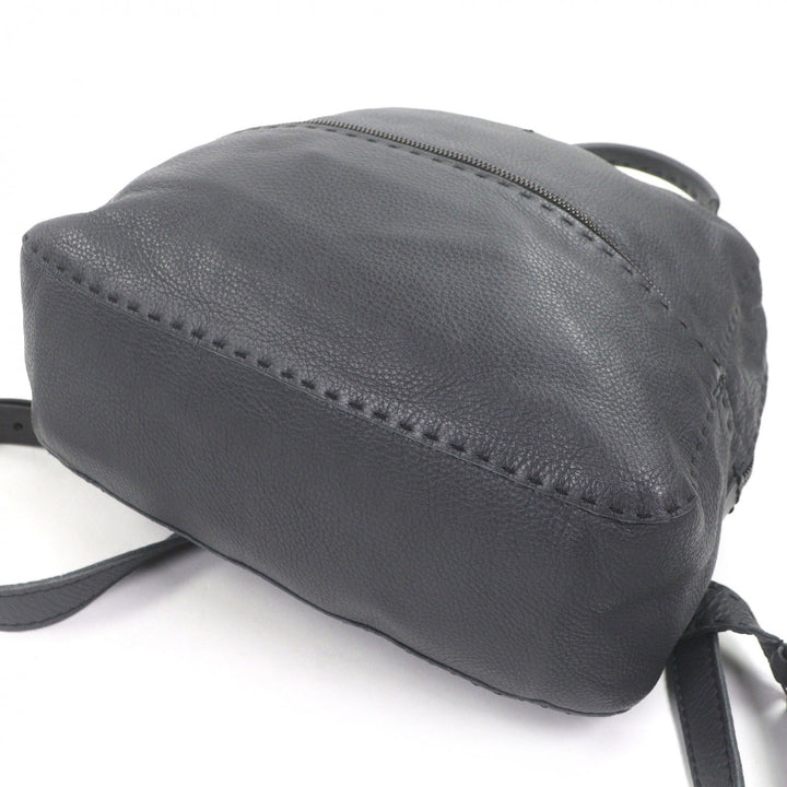 Excellent HENRY BEGUELIN Backpack Â· Daypack PERA ZAINO gray leather mens