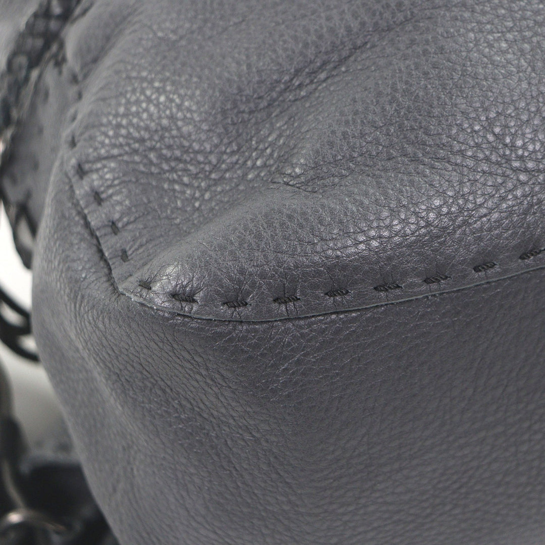 Excellent HENRY BEGUELIN Backpack Â· Daypack PERA ZAINO gray leather mens