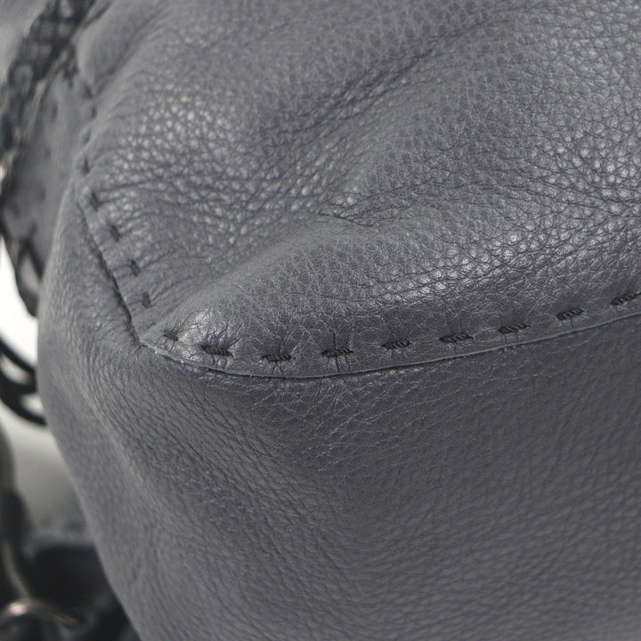 Excellent HENRY BEGUELIN Backpack Â· Daypack PERA ZAINO gray leather mens