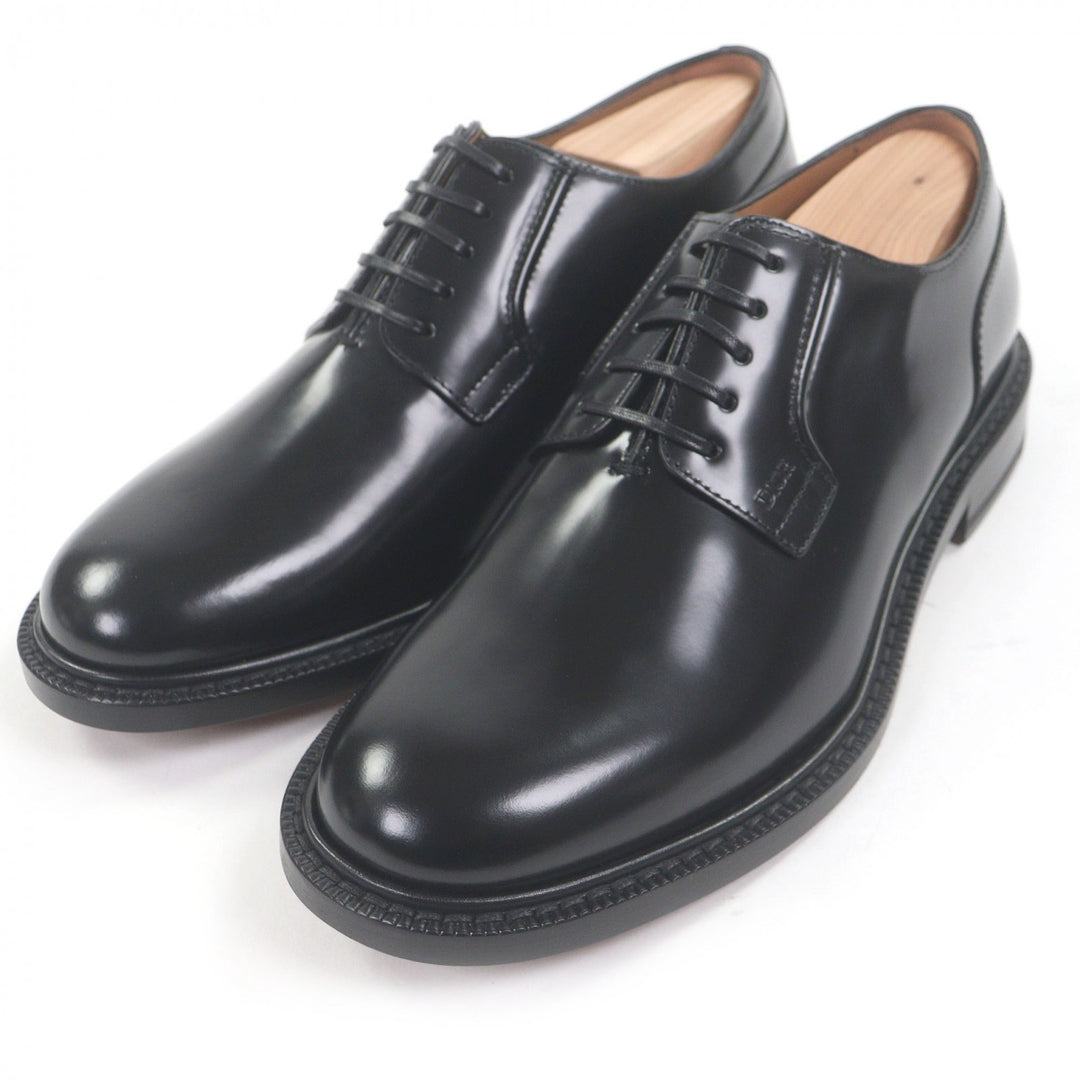 Pristine DIOR Leather shoes Evidence Lace-up derby shoes black leather mens 39