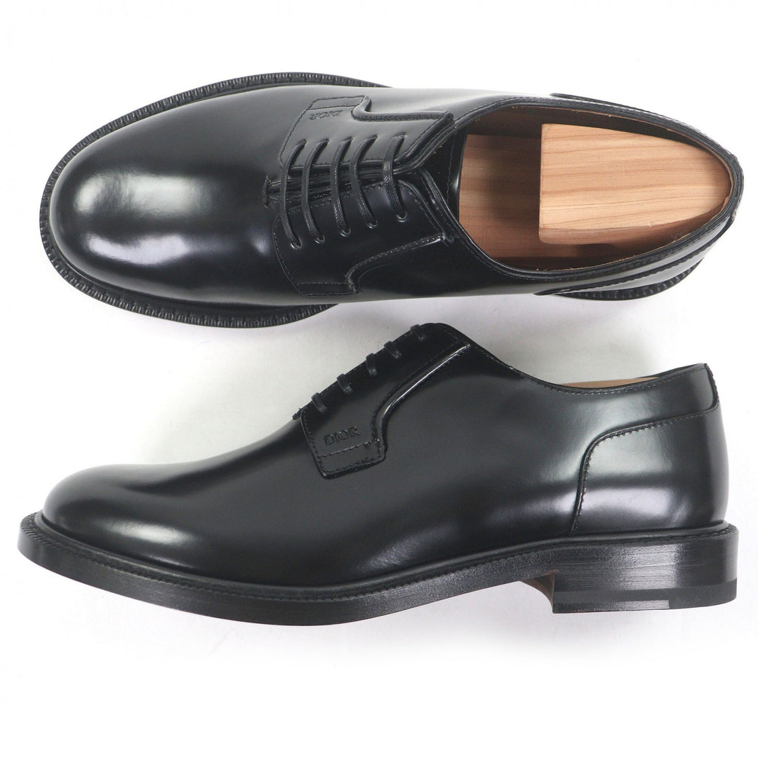 Pristine DIOR Leather shoes Evidence Lace-up derby shoes black leather mens 39