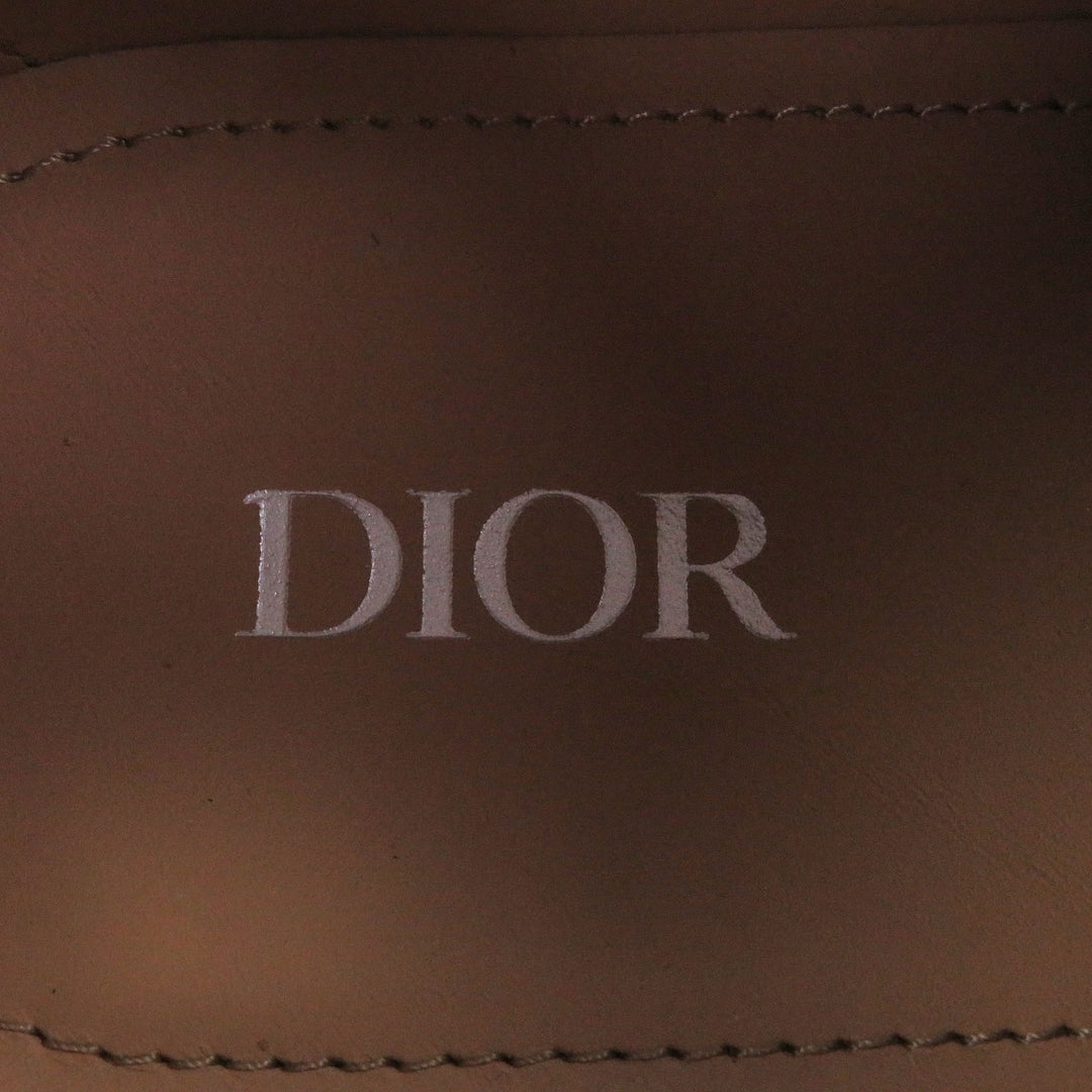 Pristine DIOR Leather shoes Evidence Lace-up derby shoes black leather mens 39