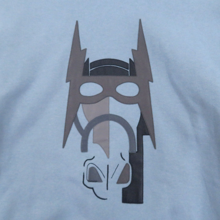 Pristine HERMES hoodie Super H Horse Lamb Leather Patch Pullover