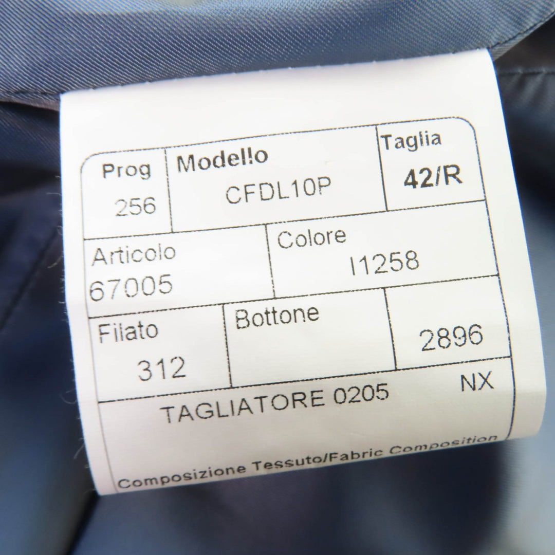 Pristine TAGLIATORE coat cashmere blend blue Angola Women 42 CFDL10P