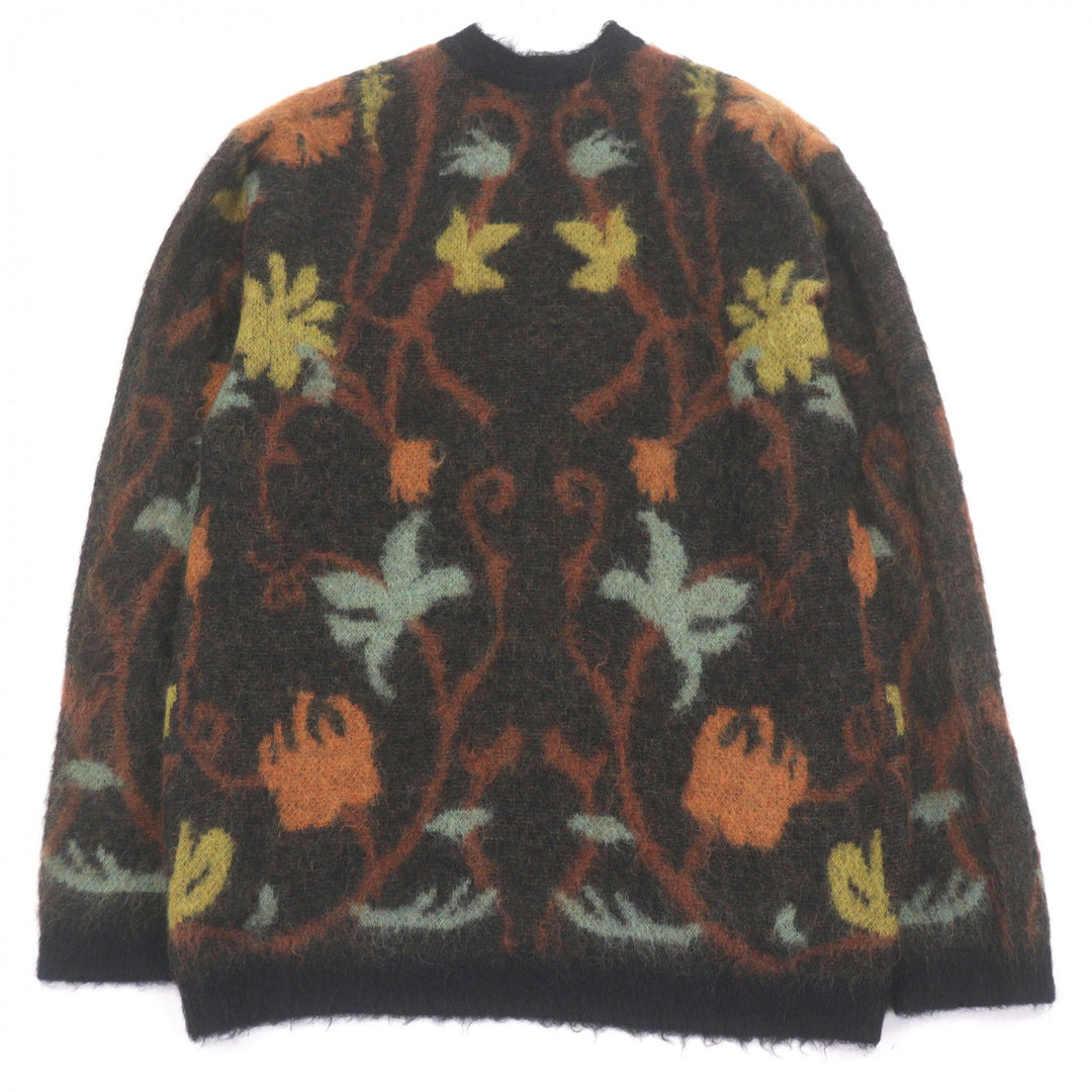 Excellent Taiga Igari cardigan BOUQUET CARDIGAN Black series mohair mens L