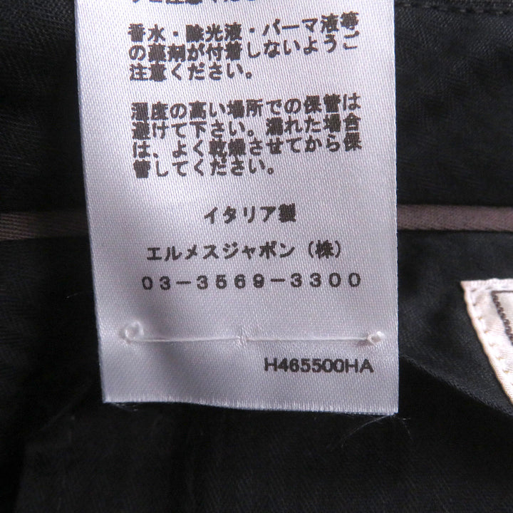 Pristine HERMES slacks gray hair mens 40 H465500H