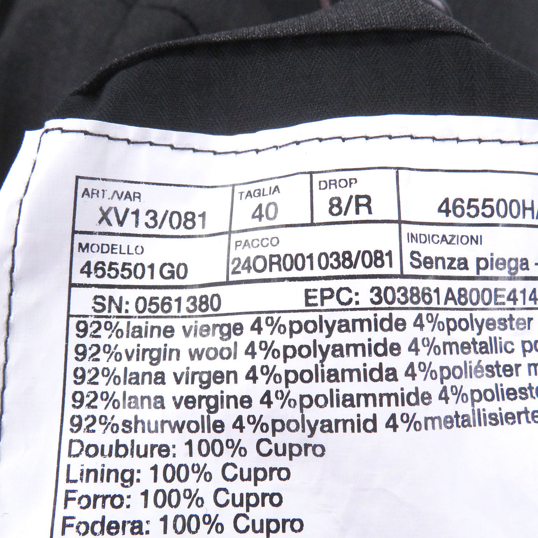 Pristine HERMES slacks gray hair mens 40 H465500H