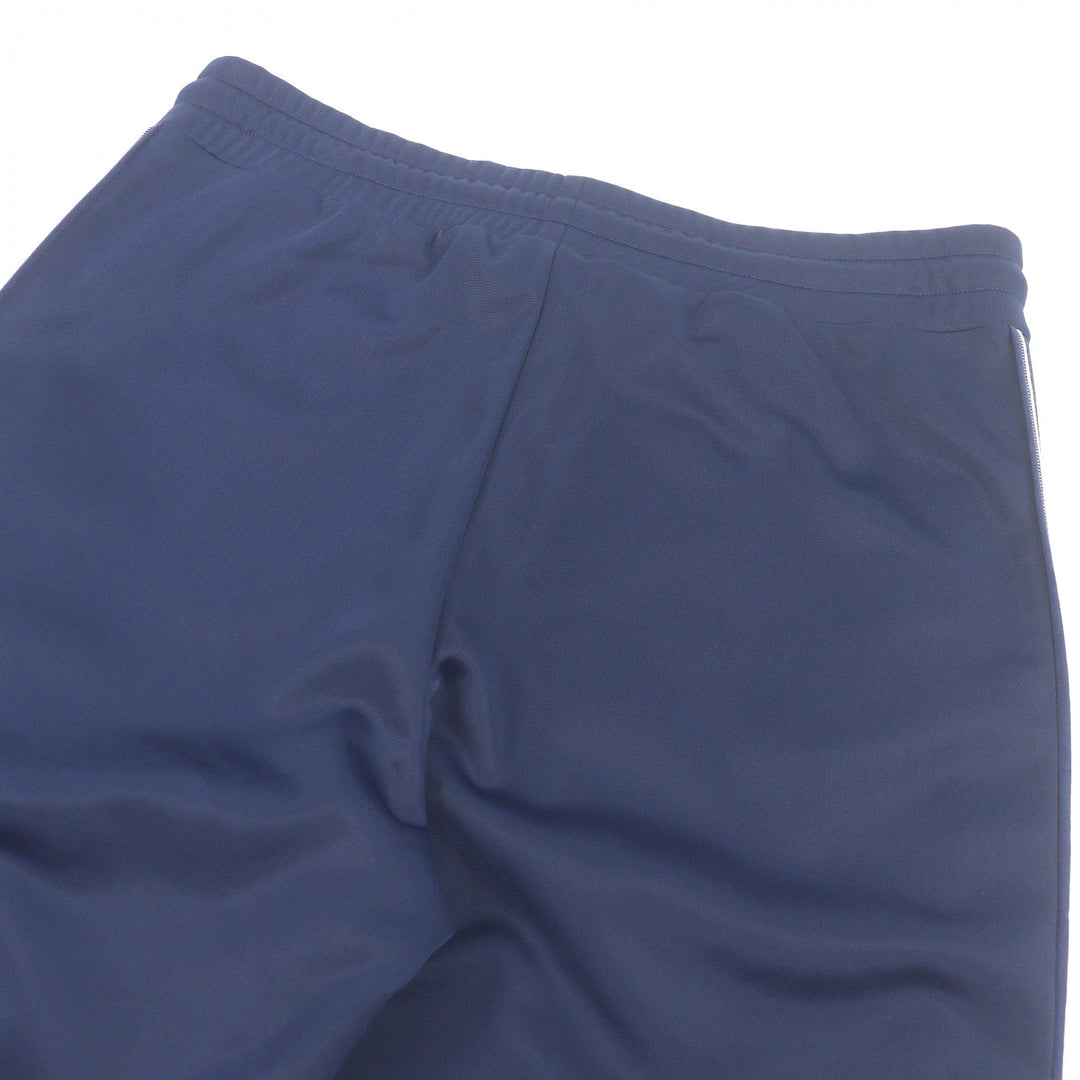 Pristine CELINE Pants Logo embroidered jersey track Navy polyester mens