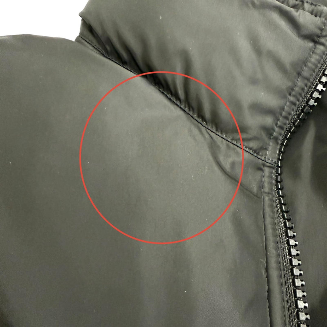 Great COACH Down jacket Signature Zip-up black polyester mens M CU798