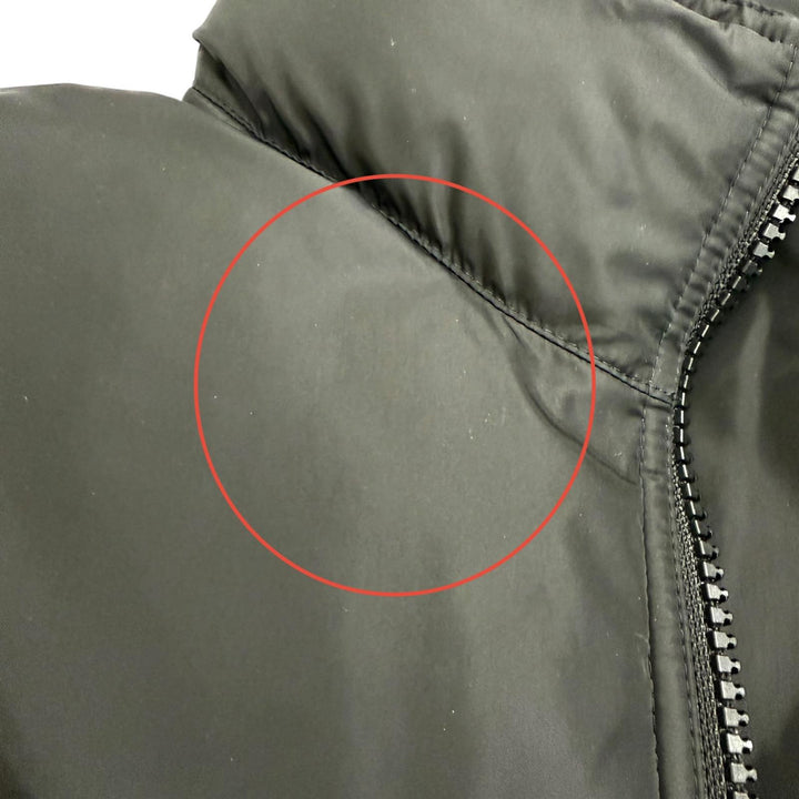 Great COACH Down jacket Signature Zip-up black polyester mens M CU798