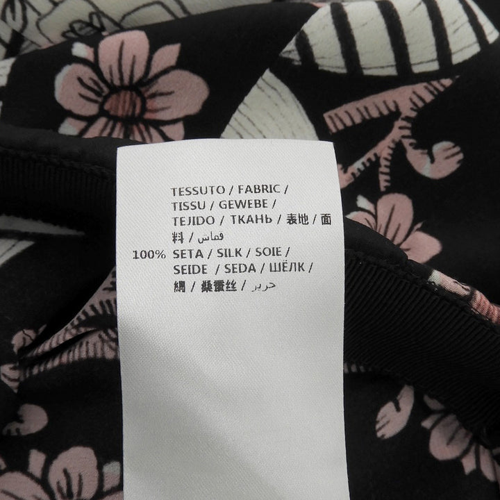 Excellent GUCCI flare skirt black silk Women 40 469779