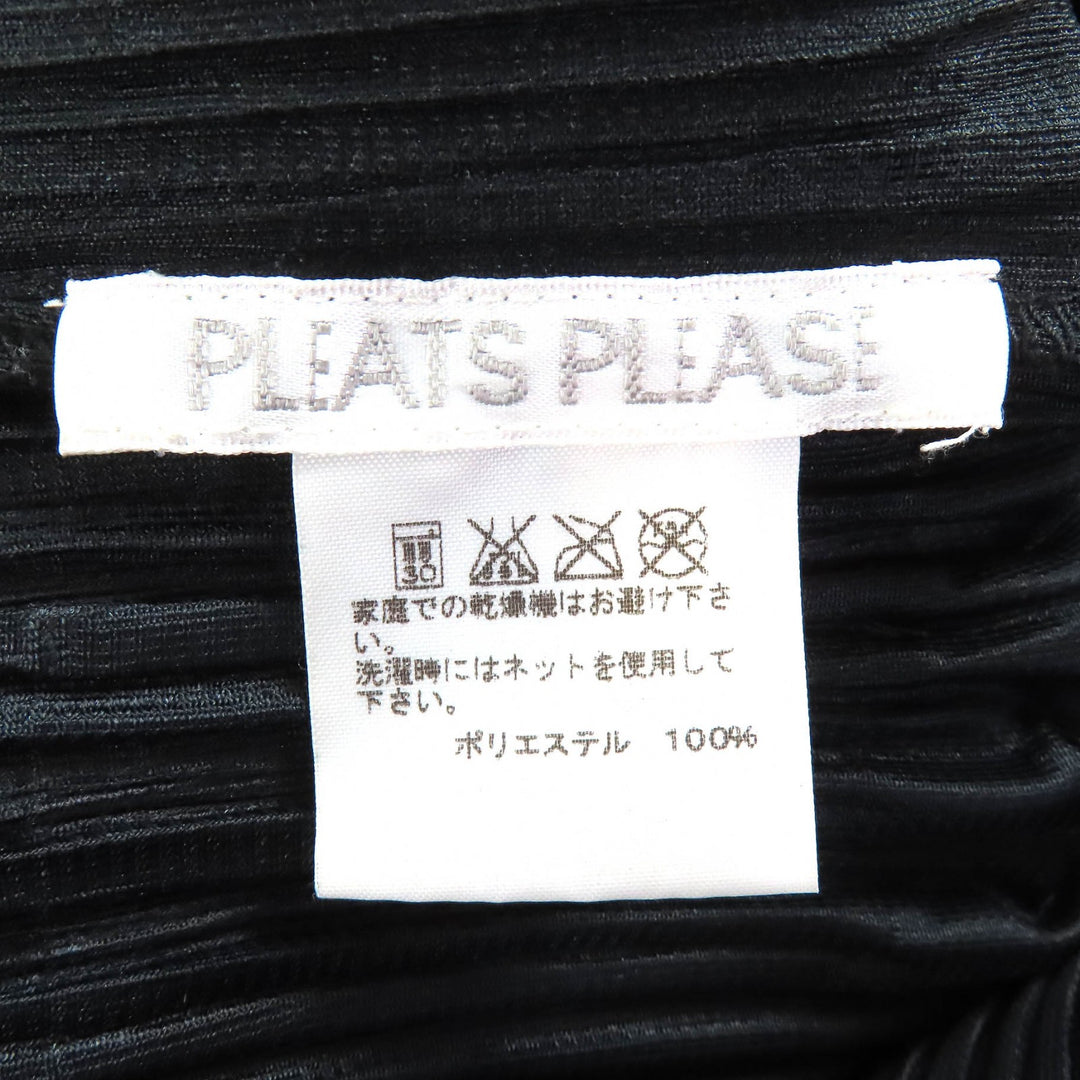 Great PLEATS PLEASE V-neck overalls/jumpsuit/all-in-one black 3 PP53-JI404