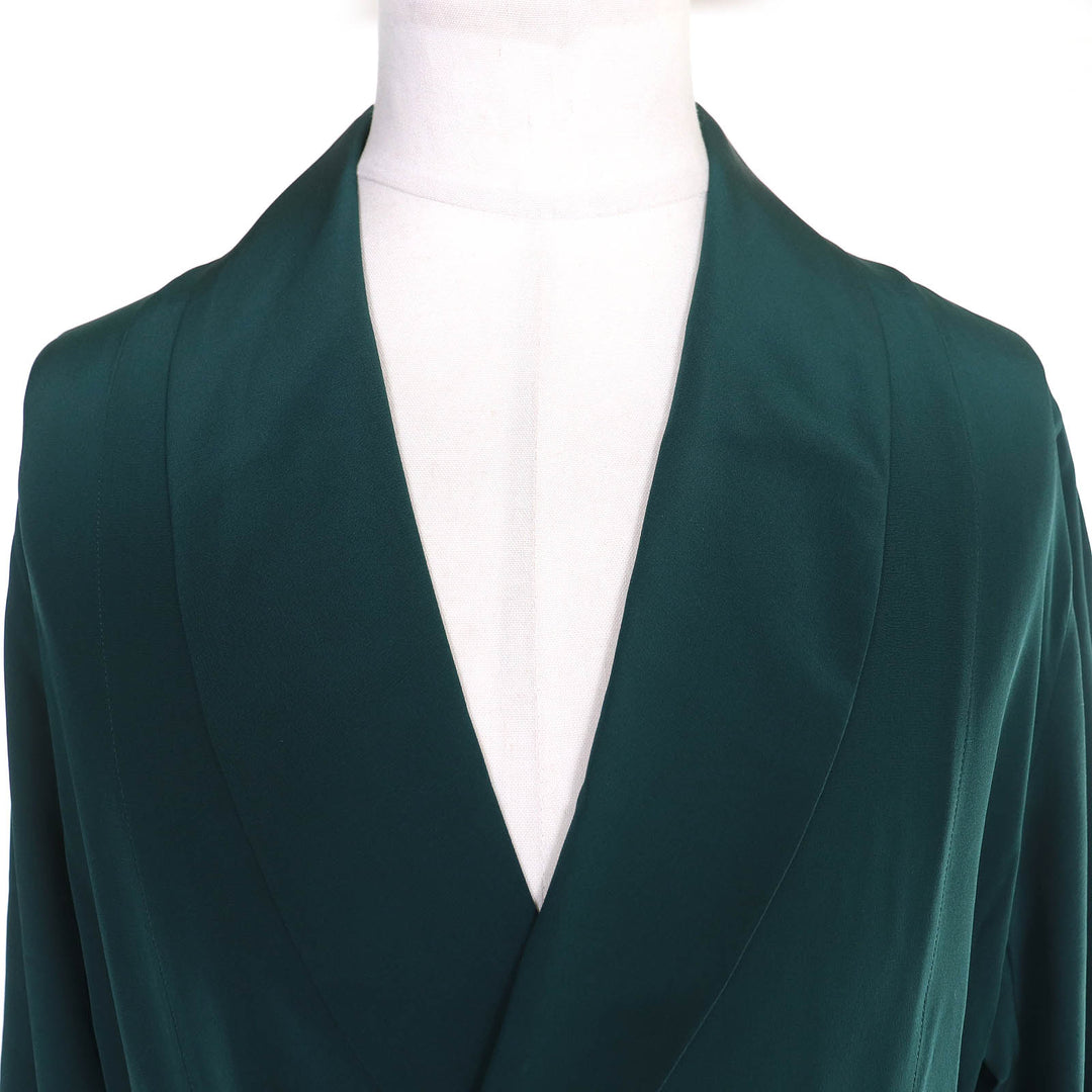Pristine TENERITA coat Bourrabas Silk Decin Gown With belt green 2 1230141005