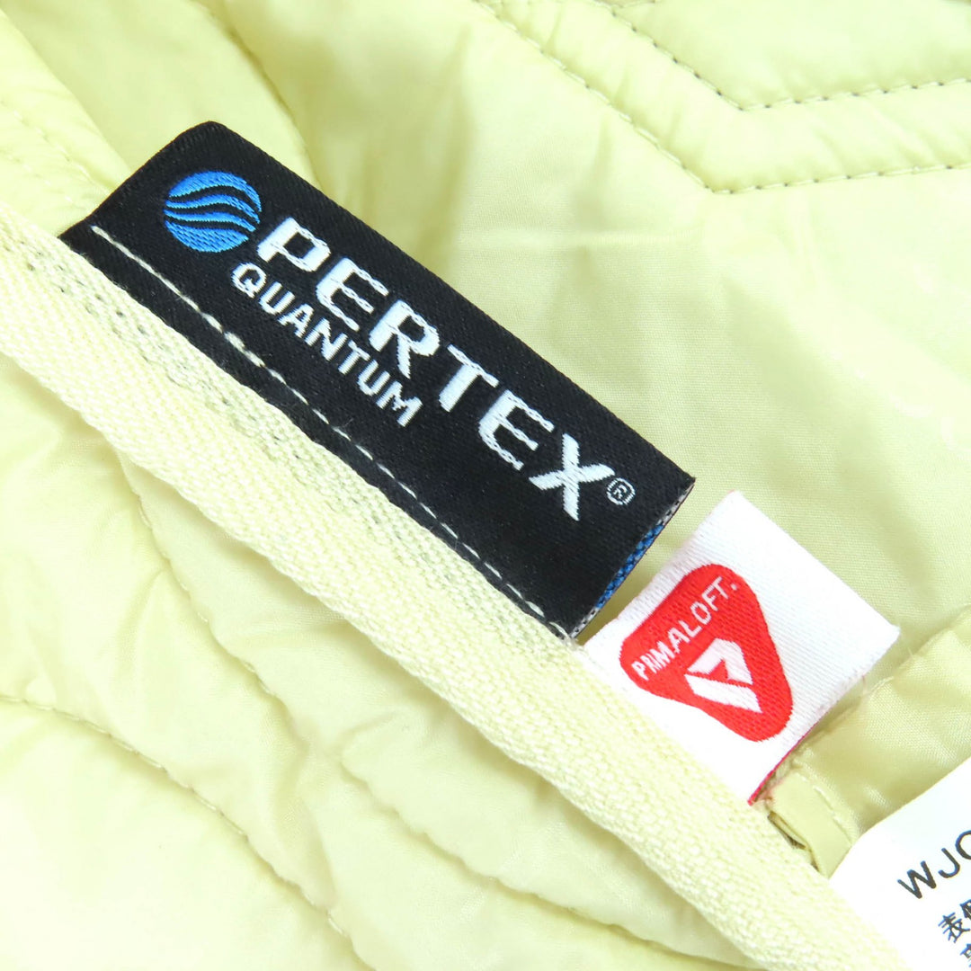 Excellent WOOLRICH Diamond Insulation Coat Logo embroidered Ivory XL WJOU0103