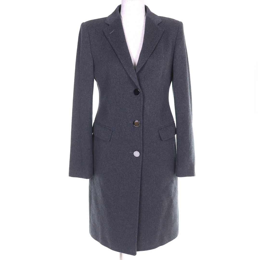 Pristine TAGLIATORE Chester coat single gray cashmere Women 40