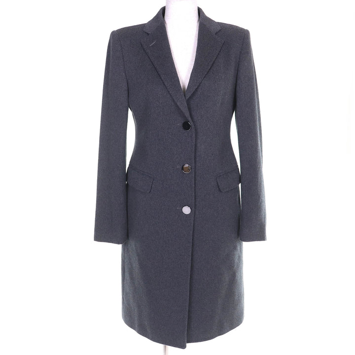 Pristine TAGLIATORE Chester coat single gray cashmere Women 40
