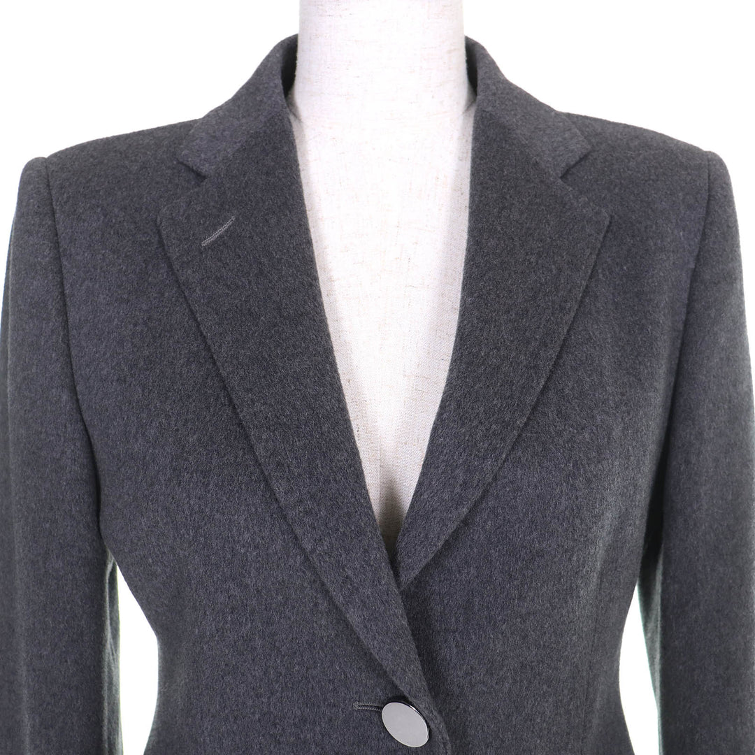 Pristine TAGLIATORE Chester coat single gray cashmere Women 40
