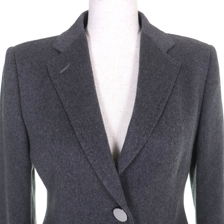 Pristine TAGLIATORE Chester coat single gray cashmere Women 40