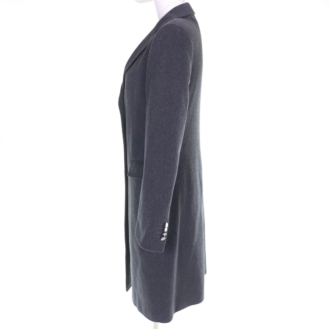 Pristine TAGLIATORE Chester coat single gray cashmere Women 40