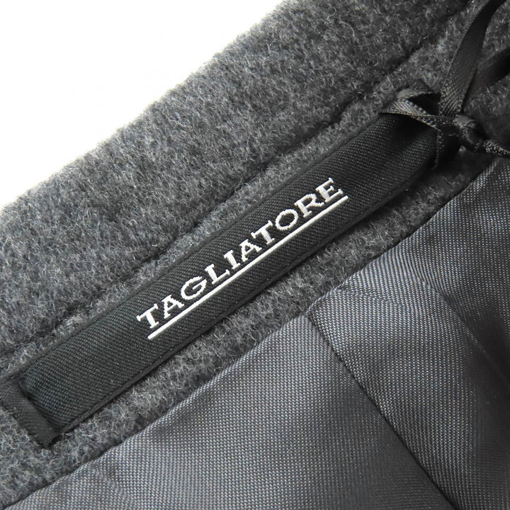 Pristine TAGLIATORE Chester coat single gray cashmere Women 40