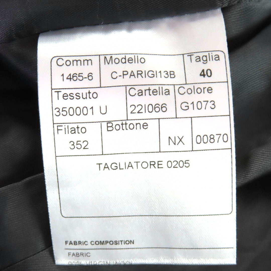 Pristine TAGLIATORE Chester coat single gray cashmere Women 40