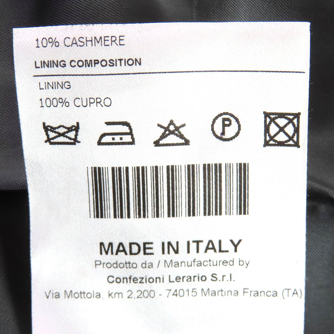 Pristine TAGLIATORE Chester coat single gray cashmere Women 40