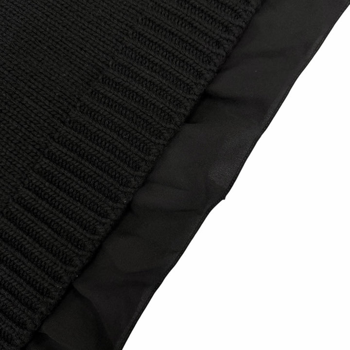Great GUCCI knit black wool Women S 800434