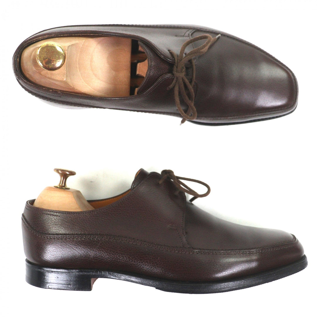 Great John Lobb Leather shoes HURTWOOD U-tip lace-up Brown leather mens 6.5