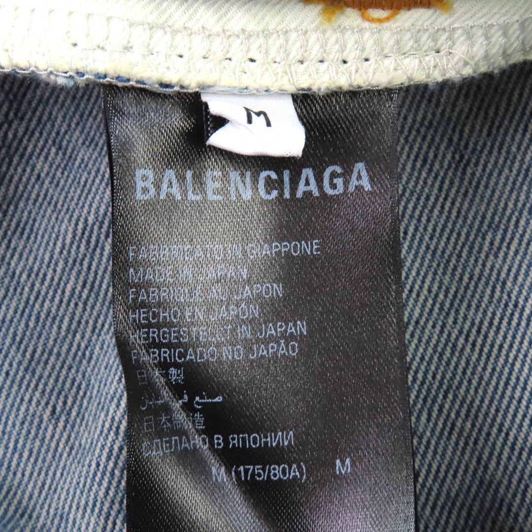 Excellent BALENCIAGA Denim pants Cut-off denim shorts/half pants M 753212