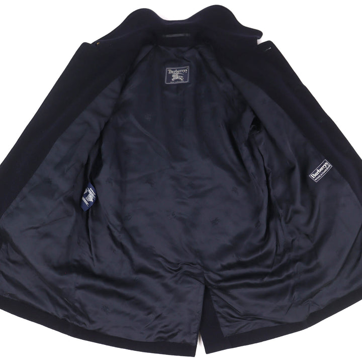 Great Burberrys coat Navy wool mens