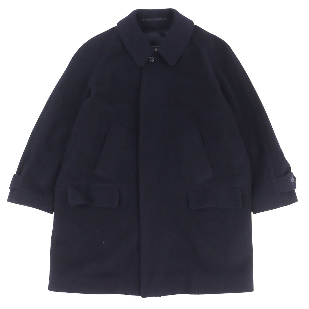 Great Burberrys coat Navy wool mens