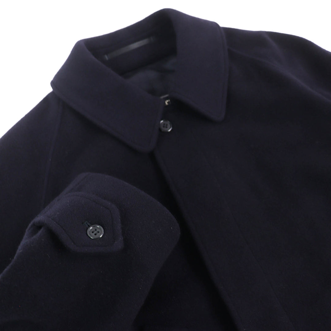 Great Burberrys coat Navy wool mens