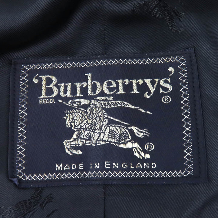 Great Burberrys coat Navy wool mens