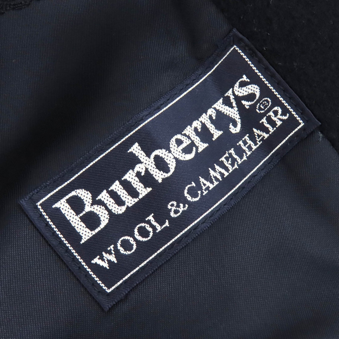 Great Burberrys coat Navy wool mens