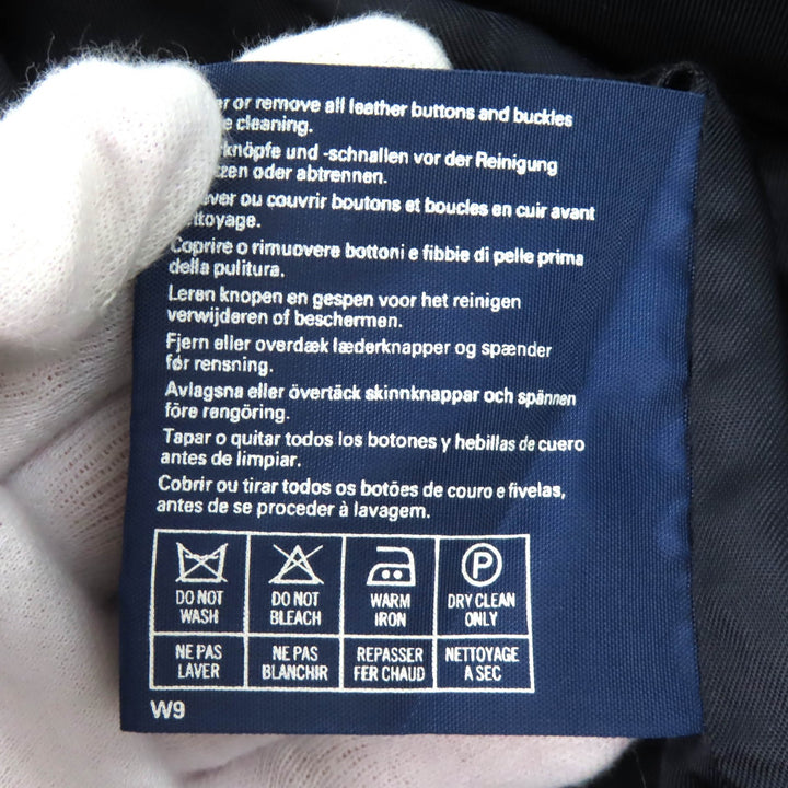 Great Burberrys coat Navy wool mens