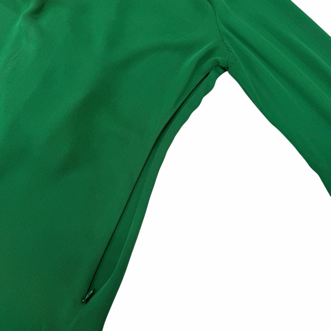 Great Valentino Long sleeve shirt green silk Women 38 XB3AE6U51MH