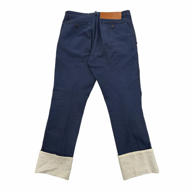 Excellent LOEWE Pants Navy cotton mens 46