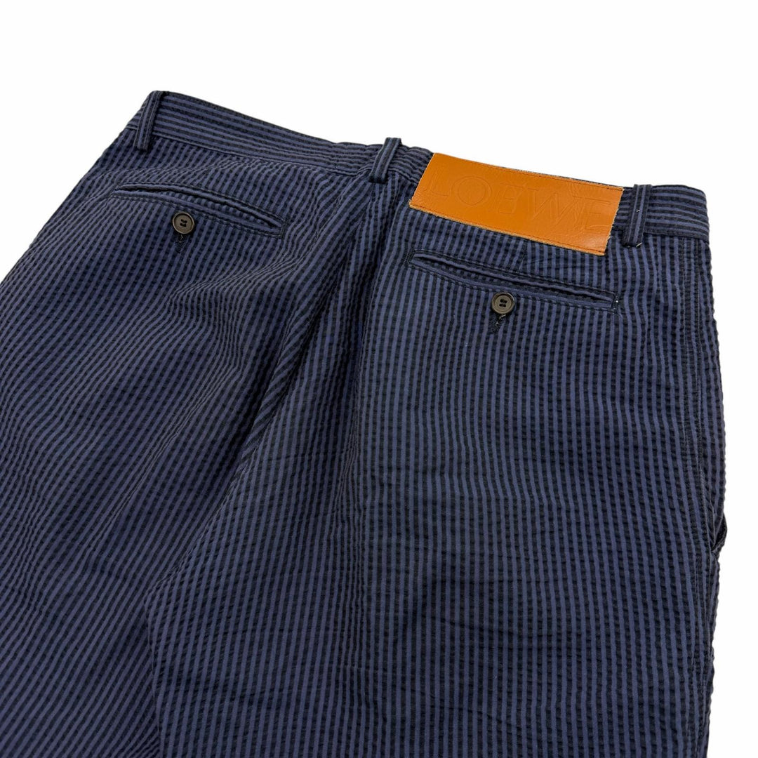 Excellent LOEWE Pants Navy cotton mens 46